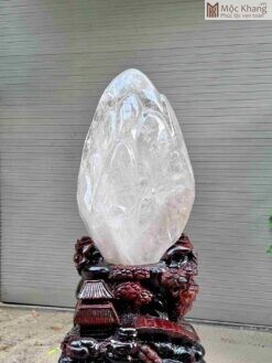 Đá Cảnh Thạch Anh Trắng Trong Cao 66,5 (cm)