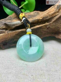 Khấu Bình An Ngọc Cẩm Thạch Đường Kính 30.8(mm)