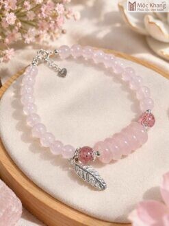 Lắc Tay Ngọc Cẩm Thạch Mix Charm Bạc S925