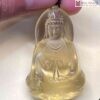 Mặt Dây Quan Âm Thạch Anh Vàng cao 46,6 (mm)