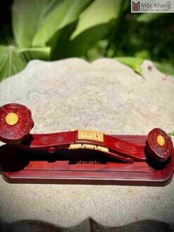 Như Ý Cát Tường Gỗ Trắc Ngang 30(cm)