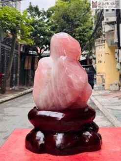 Núi Cảnh Thạch Anh Hồng Cao 46(cm)