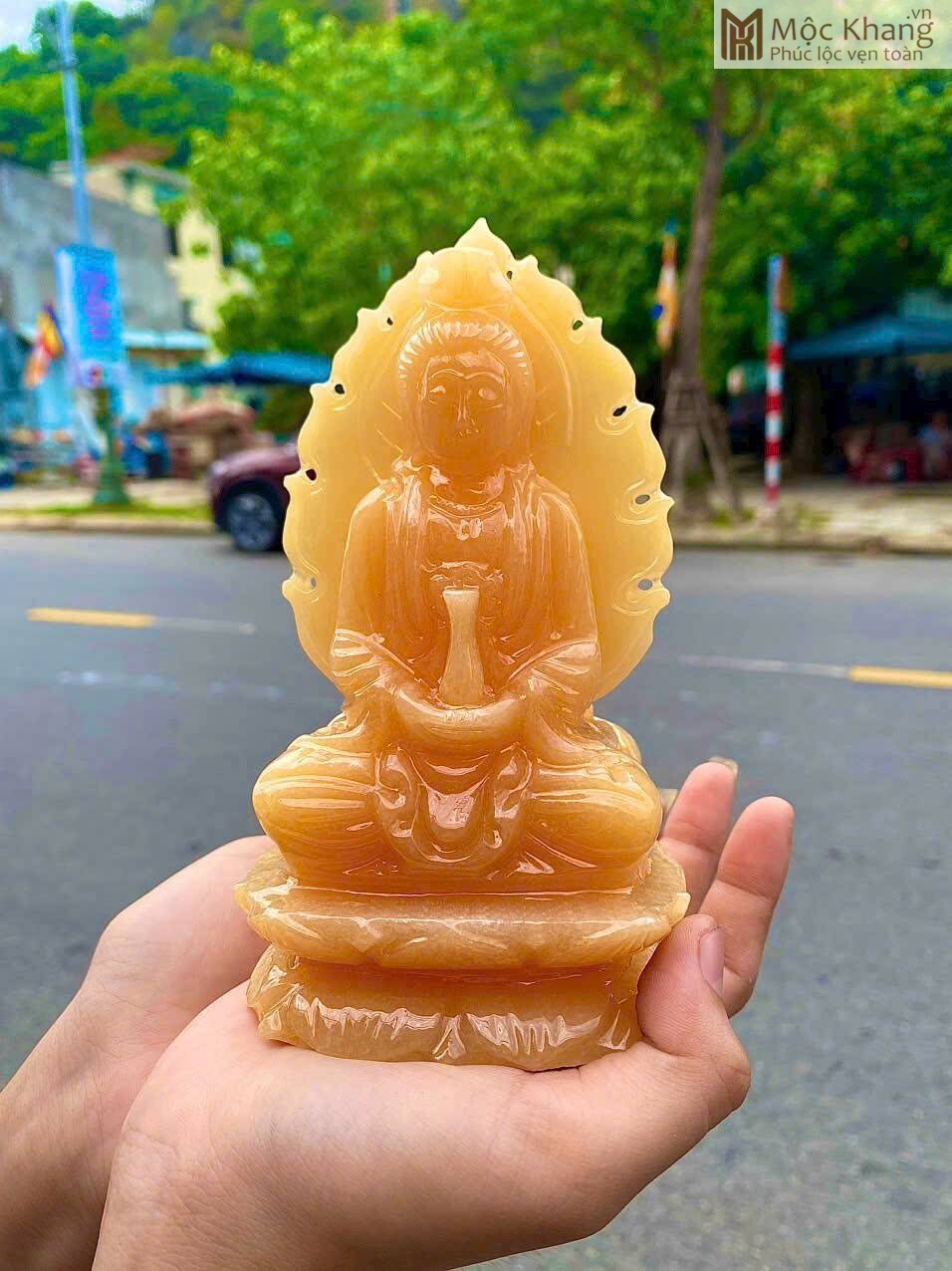 phat-ngoi-2-mat-ngoc-hoang-long-cao-15cm (2) Phật Ngồi 2 Mặt Ngọc Hoàng Long Cao 15(cm)