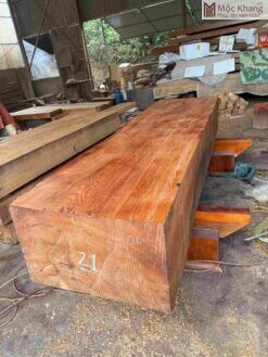 Phôi Gỗ Ngọc Am Đỏ Nguyên Khối Ngang 260(cm)