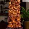 Tượng Bát Mã Du Xuân Gỗ Hoàng Đàn Cao 60 (cm)