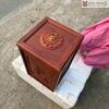 Thùng Rác Gỗ Hương Đá Cao 40(cm)