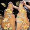 Tranh Cha Mẹ Gỗ Dổi Cao 85(cm)