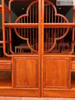 Tủ Bày Đồ Gỗ Hương Cao 2(m)