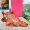 Tượng Cá Chép Gỗ Hương Ngang 55(cm)