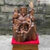 Tượng Cụ Thần Tài Gỗ Bách Xanh Cao 58 (cm)