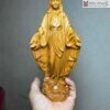 Tượng Đức Mẹ Ban Ơn Gỗ Bách Xanh Cao 20(cm)