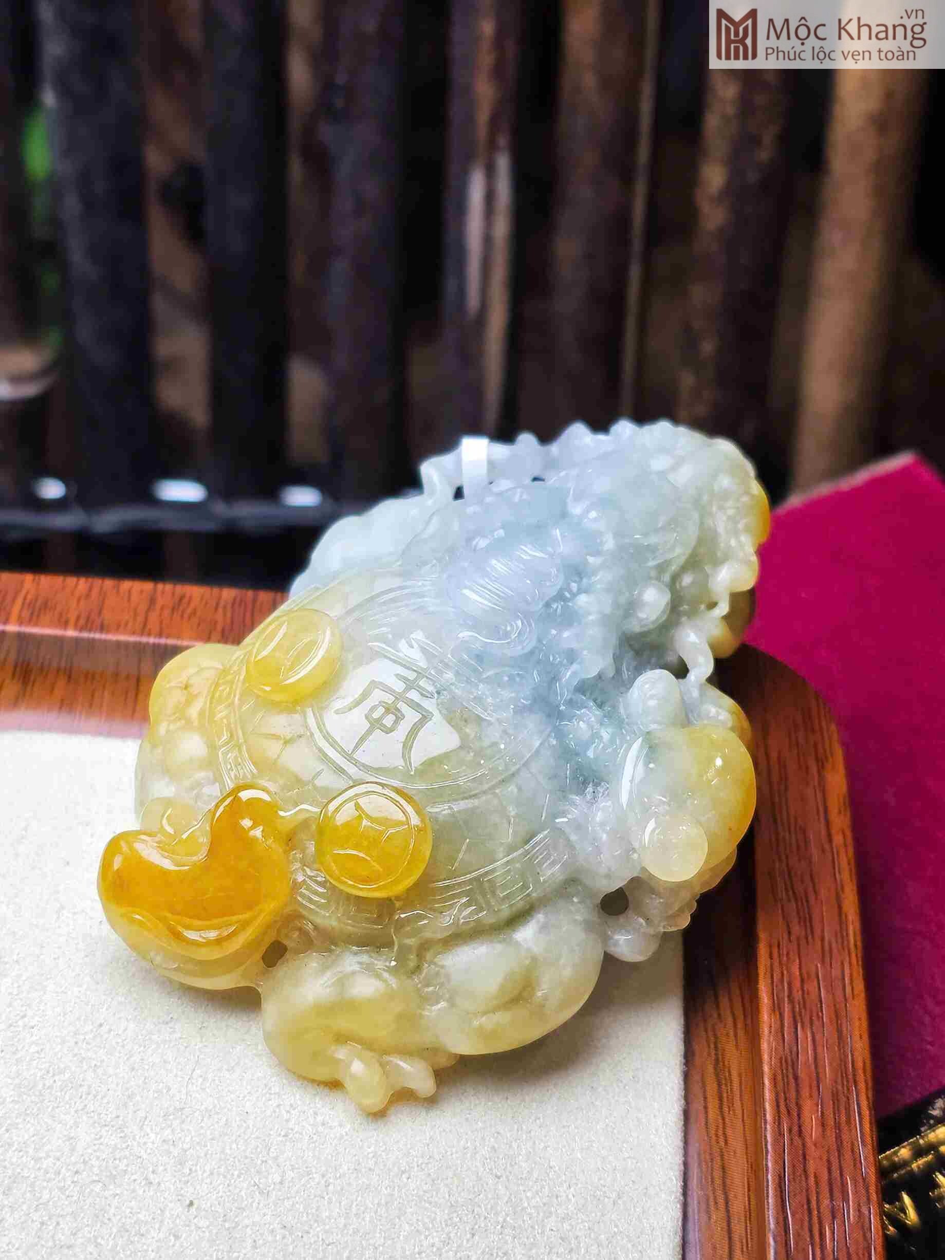 tuong-long-quy-ngoc-cam-thach-ngang-7-5cm (2) Tượng Long Quy Ngọc Cẩm Thạch Ngang 7.5(cm)