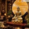 Tượng Phật A Di Đà Ngọc Thọ Sơn Cao 50(cm)