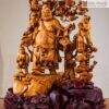 Tượng Phật Di Lặc Gỗ Hoàng Đàn Cao 59 (cm)
