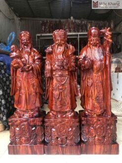 Tượng Tam Đa Gỗ Trắc Cao 50(cm)