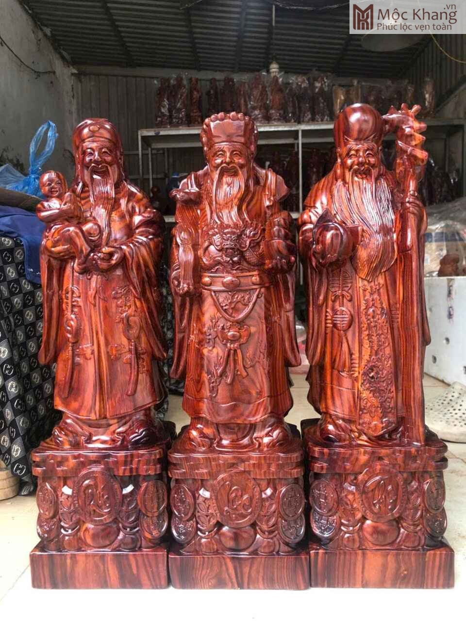 tuong-tam-da-go-trac-cao-50cm (1) Tượng Tam Đa Gỗ Trắc Cao 50(cm)