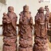 Tượng Tam Đa Phúc Lộc Thọ Gỗ Cẩm Cao 60(cm)