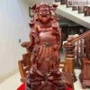 Tượng Thần Tài Gỗ Tử Đàn Cao 68(cm)