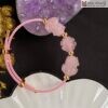 Vòng Cáp Thạch Anh Hồng Mix Charm