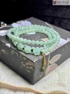 Vòng Ngọc Cẩm Thạch Mix Charm Hạt 5,6 (mm)