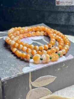Vòng Ngọc Huyết Uyên Ương Mix Charm Hạt 5 (mm)