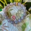 Vòng Tay Ngọc Hòa Điền Tím Khói Jade A 12 (mm)