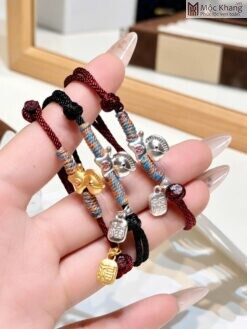 Vòng Tay Tết Mix Charm Bạc
